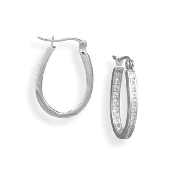 Horseshoe Inside Out Earrings - Picture 1 of 1